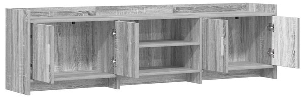 VidaXL TV szekrény 168 x 33 x 47 cm Szürke Sonoma Szerelt Fa
