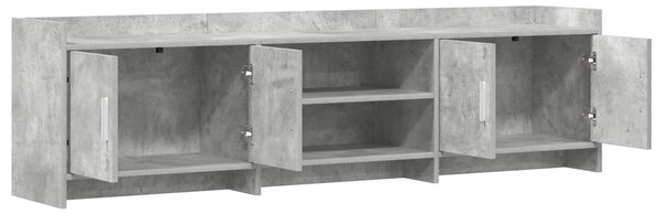 VidaXL TV szekrény 168 x 33 x 47 cm Betonszürke Szerelt Fa