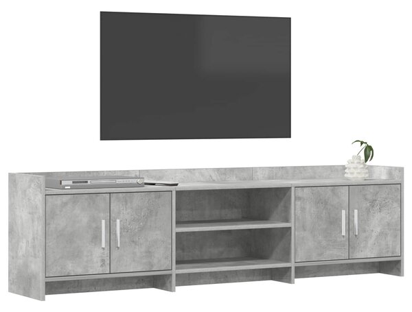 VidaXL TV szekrény 168 x 33 x 47 cm Betonszürke Szerelt Fa