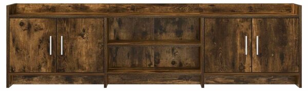 VidaXL TV szekrény 168 x 33 x 47 cm Füstös Tölgy Szerelt Fa