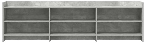 VidaXL TV szekrény 168 x 33 x 47 cm Betonszürke Szerelt Fa