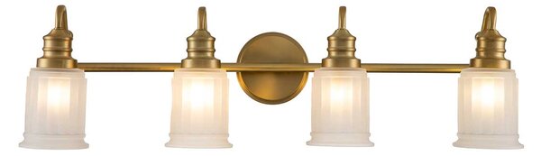 Quoizel klasszikus tükör világítás swell sárgaréz elsqz-swell4-bb-bath IP44