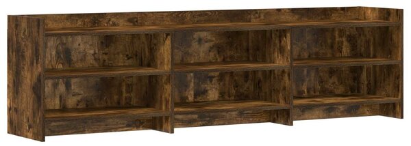 VidaXL TV szekrény 168 x 33 x 47 cm Füstös Tölgy Szerelt Fa