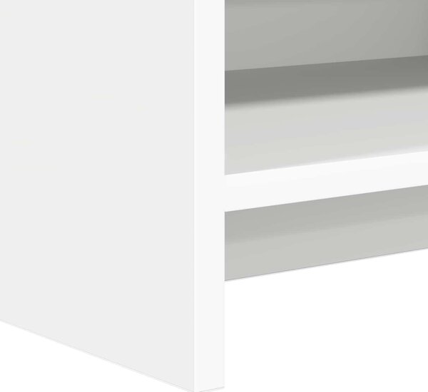 VidaXL Könyvszekrény Fehér 87,5 x 30 x 111 cm Szerelt Fa