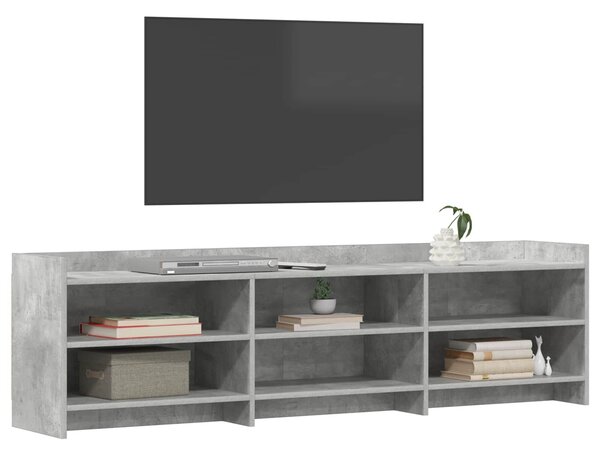 VidaXL TV szekrény 168 x 33 x 47 cm Betonszürke Szerelt Fa