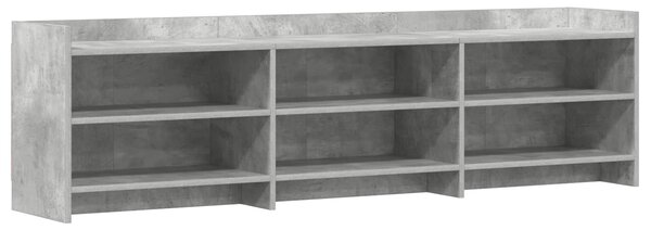 VidaXL TV szekrény 168 x 33 x 47 cm Betonszürke Szerelt Fa