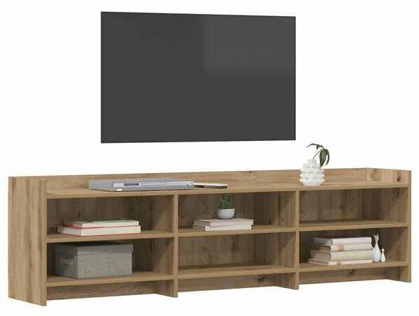 VidaXL TV szekrény 168 x 33 x 47 cm Kézműves Tölgy Szerelt Fa