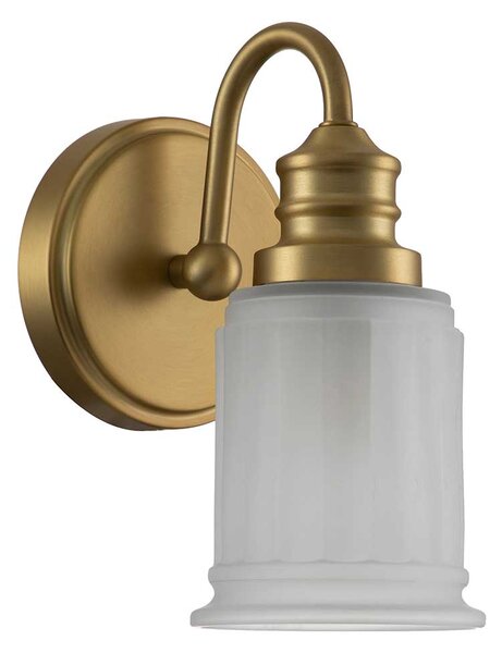 Quoizel klasszikus fali lámpa swell sárgaréz elsqz-swell1-bb-bath IP44