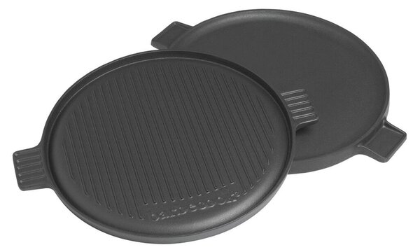 Barbecook BC-ACC-7087 zománcozott öntöttvas grill lap, kétoldalas, kerek, 35cm