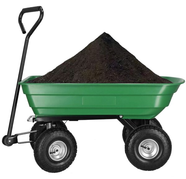 Springos Kézikocsi 250kg teherbírással - Zöld