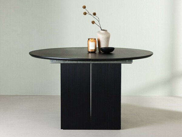 Asztal Dallas 4095, 75cm, Fekete