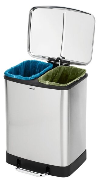 Rozsdamentes acél szelektív szemetes 24 l Studio Duo – Wenko