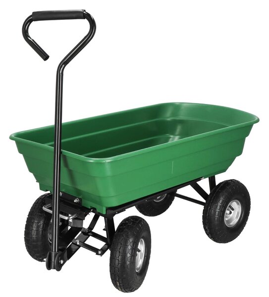 Springos Kézikocsi 250kg teherbírással - Zöld