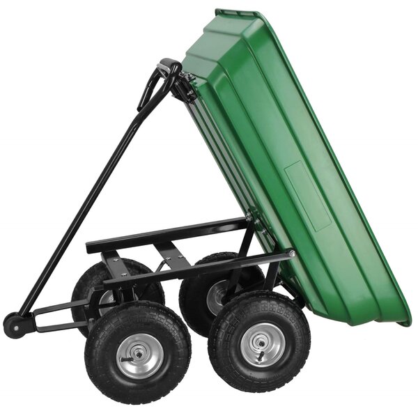Springos Kézikocsi 250kg teherbírással - Zöld