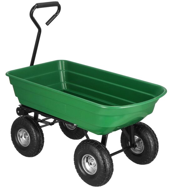 Springos Kézikocsi 250kg teherbírással - Zöld