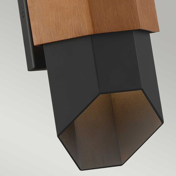 Quoizel modern kültéri fali lámpa chasm fekete elsqz-chasm-m-bkw IP44