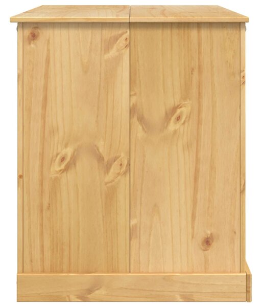 VidaXL Konyhai zsúrkocsi 2 db Méhviasz 112 x 77 x 91,5 cm