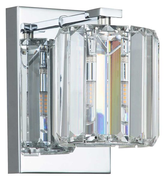 Quoizel glamour fali lámpa divine króm elsqzdivine1pcbath IP44