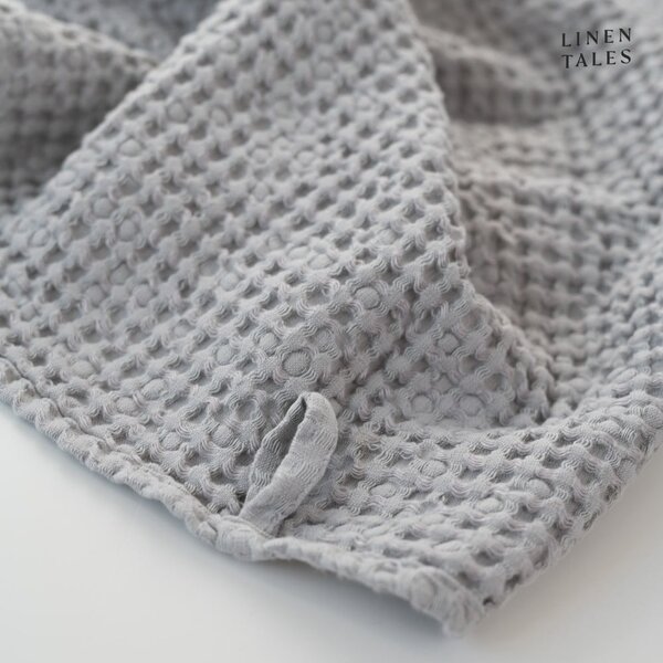 Világosszürke törölköző és fürdőlepedő készlet 3 db-os Honeycomb – Linen Tales
