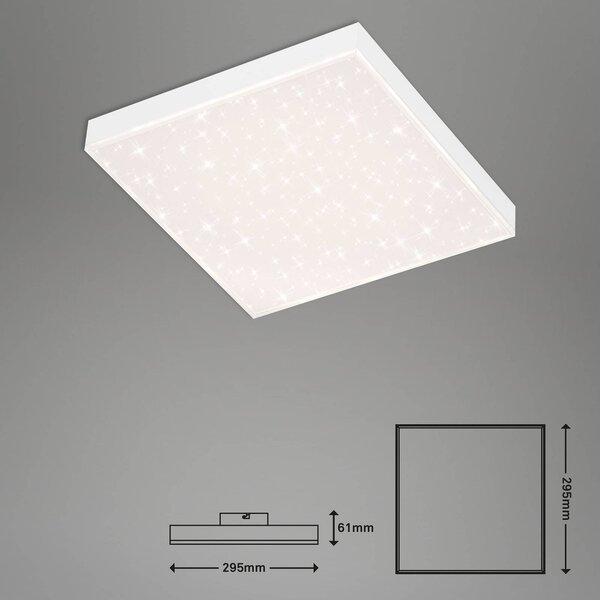 LED Csillagos égbolt keret nélküli CCT, 30x30cm