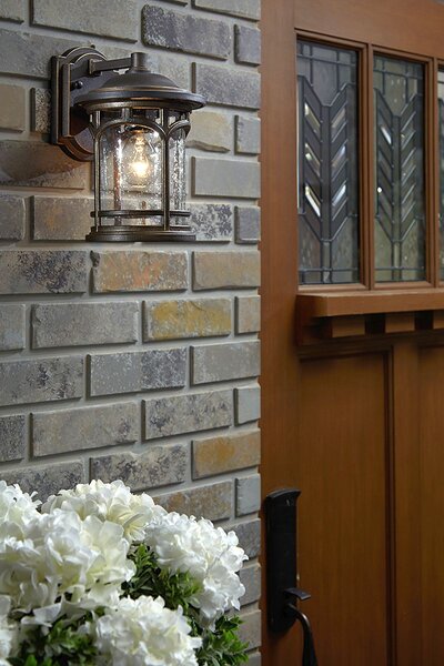 Quoizel modern kültéri fali lámpa marblehead barna elsqz-marblehead2-m IP44