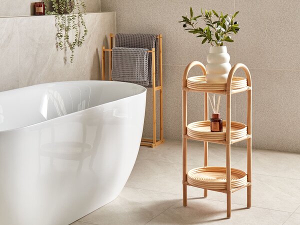 Kisasztal TROOLIE Rattan Természetes