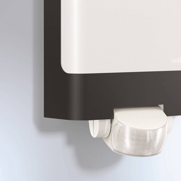 STEINEL L 240 S LED fali lámpa érzékelő, antracit, Fekete, Rozsdamentes acél, Modern