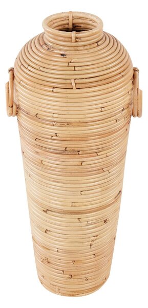 Dekor váza ELATIA Rattan 50 cm Természetes