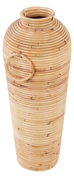 Dekor váza ELATIA Rattan 50 cm Természetes