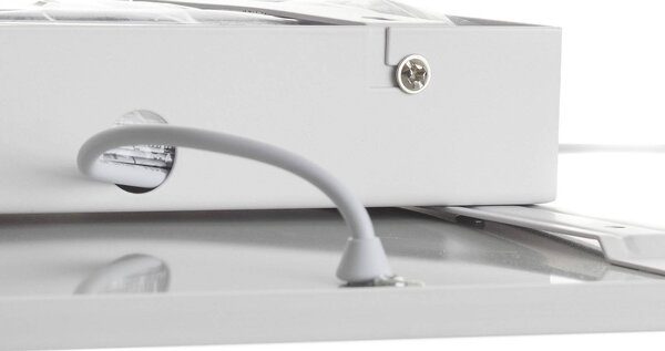 Briloner LED panel Piatto, érzékelő, 119,5 x 29,5 cm, Fehér / opál, Folyosó, fém, Modern