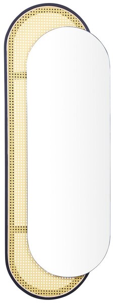 Falitükör CREIL 51 cm 143 cm PE Rattan Természetes