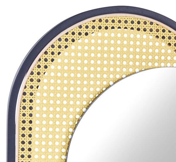 Falitükör CREIL 51 cm 143 cm PE Rattan Természetes