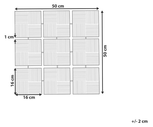 Fali Dekoráció TITANIUM Fém 50 cm Színes