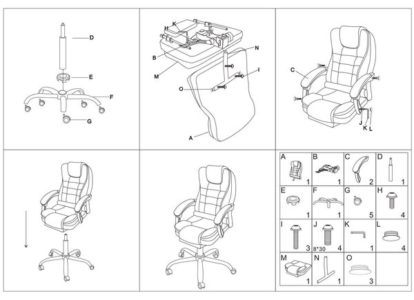 Quasar & Co.® irodai szék, Beta modell, ergonomikus, állítható magasságú, állítható háttámlával, kihúzható lábtartóval, 5 forgó görgős üléssel, krómozott lábtartóval, eko bőrrel, petrol szürk