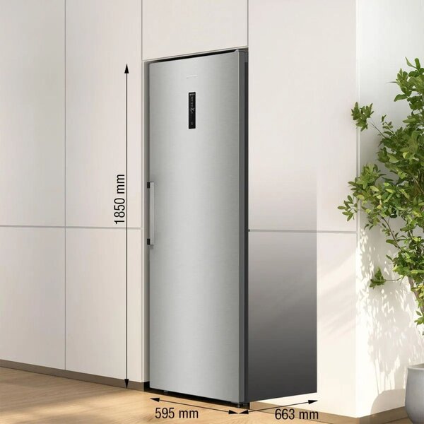 Gorenje FN619DAXL6 Fagyasztószekrény 280L, M:185, NoFrost, D energiaosztály