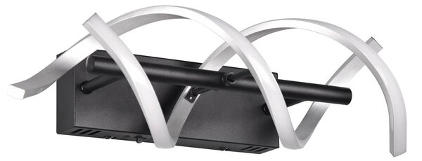 Trio Lighting LED fali világítás Sequence, dimmelhető, CCT, alumínium, dimmelhető, Alu / szürke / cink, Nappali / Étkező, Alumínium, Modern