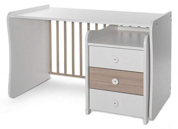 Lorelli Maxi Plus kombi ágy 70x160 - White &amp; Amber ÚJ