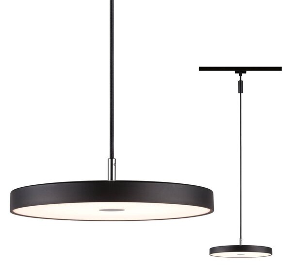 Paulmann URail Hildor LED függő 3 000 K fekete, dimmelhető, Fekete, Dolgozószoba / Iroda, fém, Modern