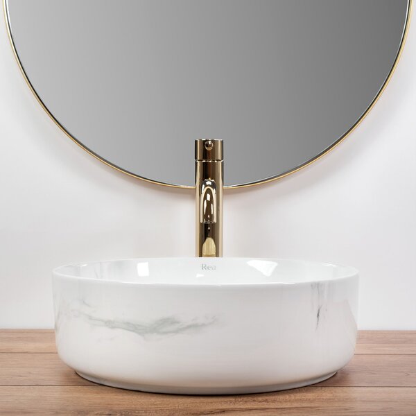 Rea, Munkalapos mosdókagyló REA SAMI Nature Marble, REA-U6606