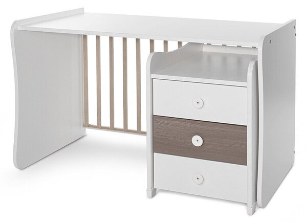 Lorelli Maxi Plus kombi ágy 70x160 - White &amp; Caffe ÚJ