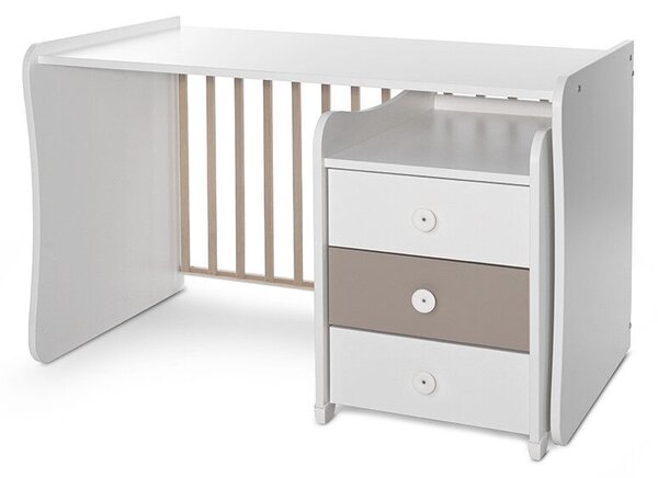 Lorelli Maxi Plus kombi ágy 70x160 - White &amp; String ÚJ