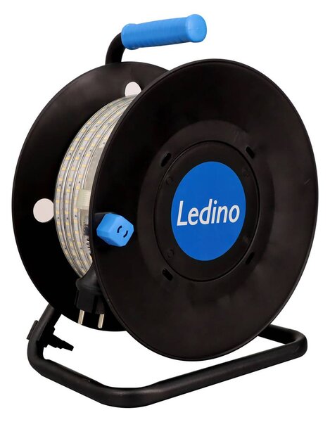 Ledino LED csík Wickede 25m kábeldobon, 300W, IP65, Tiszta / átlátszó, Folyosó, Műanyag