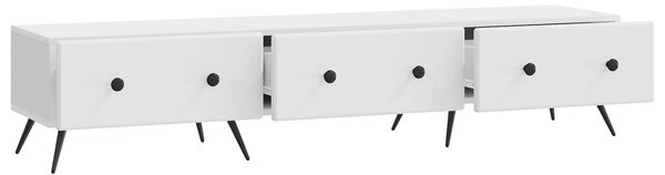 VidaXL TV szekrény fiókkal Fehér 147 x 34,5 x 30 cm Szerelt Fa
