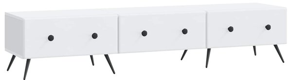 VidaXL TV szekrény fiókkal Fehér 147 x 34,5 x 30 cm Szerelt Fa