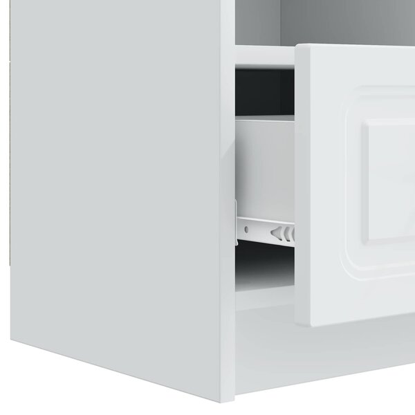 VidaXL TV szekrény fiókkal Fehér 102 x 34,5 x 47 cm Szerelt Fa