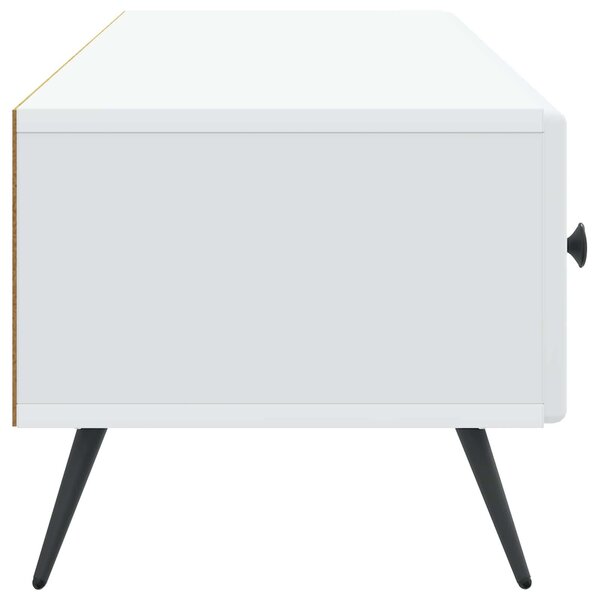VidaXL TV szekrény fiókkal Fehér 147 x 34,5 x 30 cm Szerelt Fa