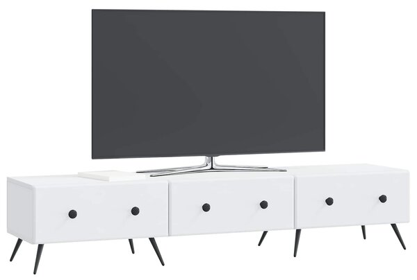 VidaXL TV szekrény fiókkal Fehér 147 x 34,5 x 30 cm Szerelt Fa