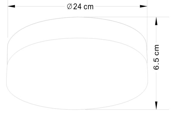 Globo Kültéri mennyezeti lámpa Vranos, matt fekete, Ø 24 cm, alumínium, dimmelhető, Fekete, Alumínium, Modern