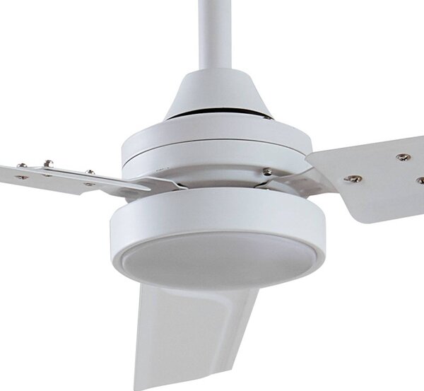 Lindby Aerallo LED mennyezeti ventilátor, fehér, CCT, csendes, Fehér / opál, Nappali / Étkező, fém, Modern