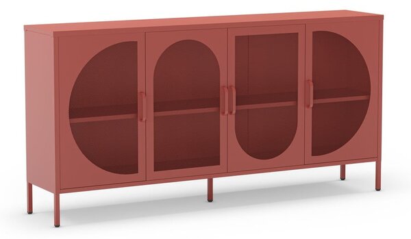 Téglavörös komód 160x90 cm Tayra – Marckeric